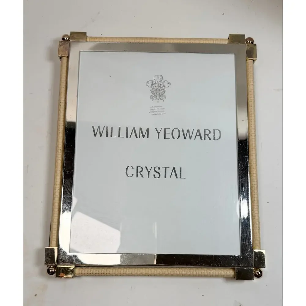 William Yeoward Crystal Classic Raffia Picture Frame 8 x 10